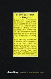 How to rent a negro cover image