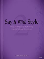 Say It With Style 2