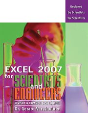 Excel 2007 for scientists cover image