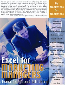 Cover image for Excel for Marketing Managers