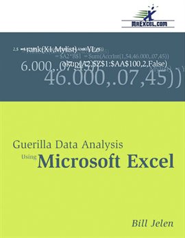 Cover image for Guerilla Data Analysis Using Microsoft Excel