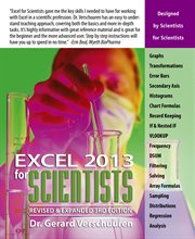 Excel 2013 for scientists cover image