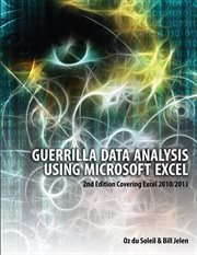Guerilla data analysis using microsoft excel cover image