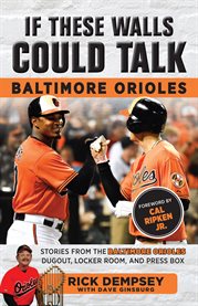 If these walls could talk, Baltimore Orioles : stories from the Baltimore Orioles sideline, locker room, and press box cover image