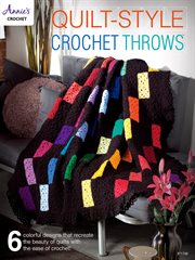 Quilt-style crochet throws cover image