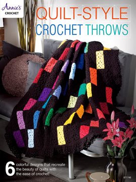 Cover image for Quilt-Style Crochet Throws