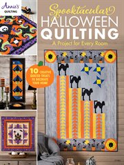 Spooktacular halloween quilting cover image