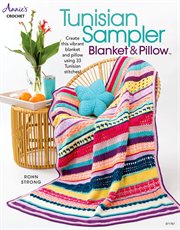 Tunisian sampler blanket & pillow cover image