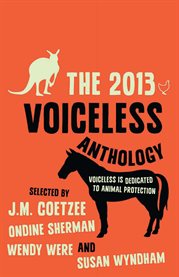 The 2013 voiceless anthology cover image