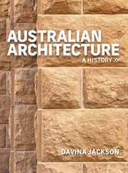 Australian architecture : a history cover image