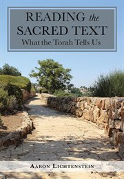 Reading the sacred text. What the Torah Tells Us cover image