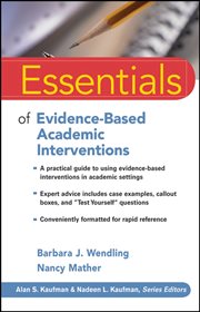 Essentials of Evidence-Based Academic Interventions cover image