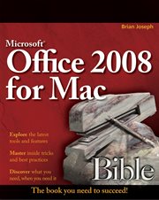 Microsoft Office 2008 for Mac Bible cover image