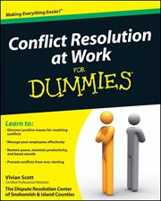 Conflict Resolution at Work for Dummies cover image
