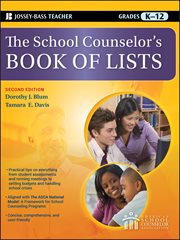 The School Counselor's Book of Lists cover image