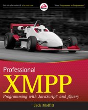 Professional XMPP Programming With Javascript and jQuery cover image