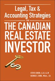 Legal, Tax and Accounting Strategies for the Canadian Real Estate Investor cover image