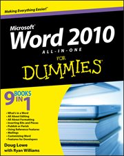 Microsoft Word 2010 All-in-One for Dummies cover image