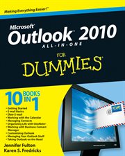 Outlook 2010 All-In-One for Dummies cover image