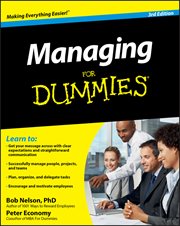 Managing for Dummies cover image