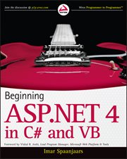 Beginning ASP.NET 4 : in C# and VB cover image
