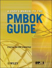 A User's Manual to the PMBOK Guide cover image