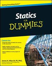 Statics for Dummies cover image