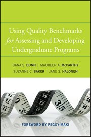Using Quality Benchmarks for Assessing and Developing Undergraduate Programs cover image