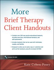 More Brief Therapy Client Handouts cover image