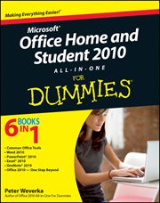 Office Home and Student 2010 All-in-One for Dummies cover image