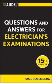 Audel Questions and Answers for Electrician's Examinations cover image