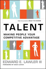Talent : Making People Your Competitive Advantage cover image