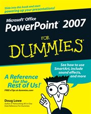 PowerPoint 2007 for Dummies cover image