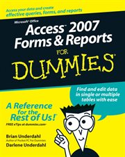 Microsoft Office Access 2007 Forms and Reports for Dummies cover image