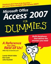 Access 2007 for Dummies cover image