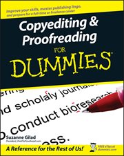Copyediting and Proofreading for Dummies cover image