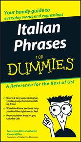 Italian Phrases for Dummies cover image