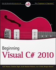 Beginning Visual C# 2010 cover image