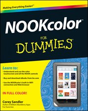 NOOKcolor for Dummies cover image