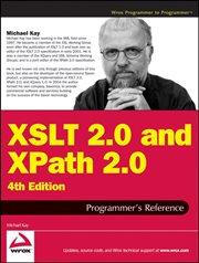 XSLT 2.0 and XPath 2.0 Programmer's Reference cover image