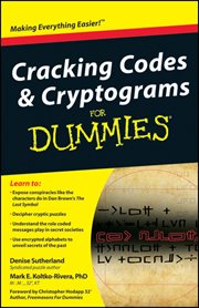 Cracking Codes and Cryptograms for Dummies cover image