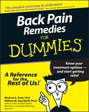 Back Pain Remedies for Dummies cover image