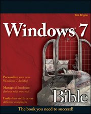 Windows 7 Bible cover image