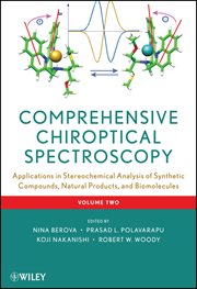 Comprehensive Chiroptical Spectroscopy, Volume 2 : Applications in Stereochemical Analysis of Synthetic Compounds, Natural Products, and Biomolecules cover image