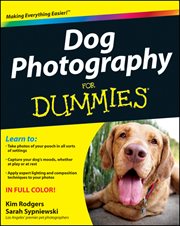Dog Photography for Dummies cover image