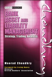 Bank Asset and Liability Management : Strategy, Trading, Analysis cover image