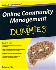 Online Community Management for Dummies cover image
