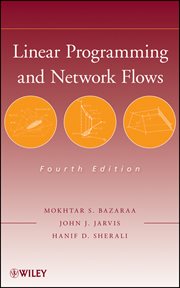 Linear Programming and Network Flows cover image