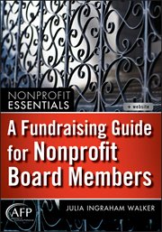A Fundraising Guide for Nonprofit Board Members cover image
