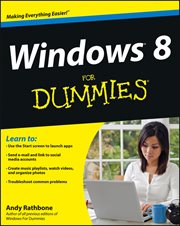 Windows 8 for Dummies cover image